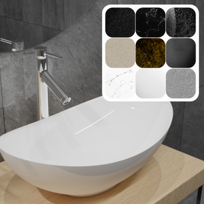 Раковины из литьевого мрамора крупным оптом