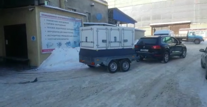 Парогенератор промышленный мобильный на шасси