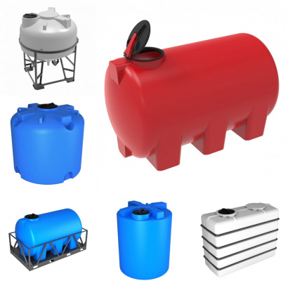 Емкости для воды, топлива, КАС объемами от 100 до 15 000 л