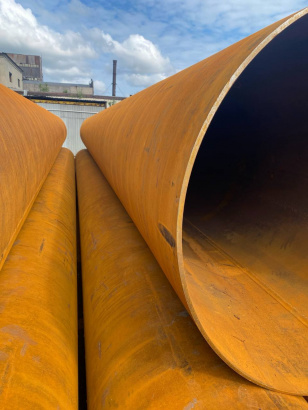 Труба стальная новая, лежак, б/у, восстановленная