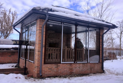 Раздвижное алюминиевое остекление