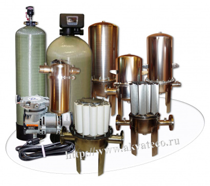 Промышленный нержавеющий фильтр Ресурс-10С-ФФл (10") ДУ 50