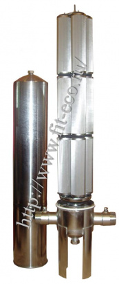 Промышленный нержавеющий фильтр Ресурс-10С-ФФл (10") ДУ 50