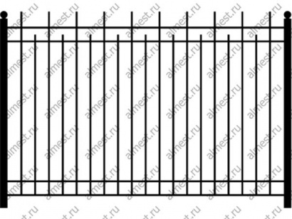 Секционные заборы из профиля