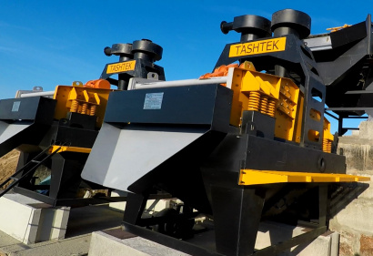 Обезвоживающий грохот с гидроциклоном