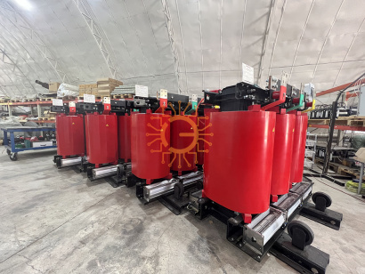 Трансформатор сухого типа: ТСЛ/1600/6/0.4/D/Yн-11/IP00/Al с литой изоляцией