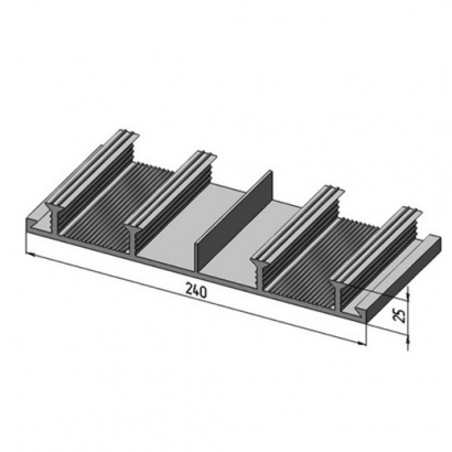 Гидрошпонка для поверхностных рабочих швов 240 мм (CF240-4/25)