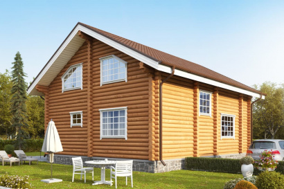 Дом из бревна "Велес"