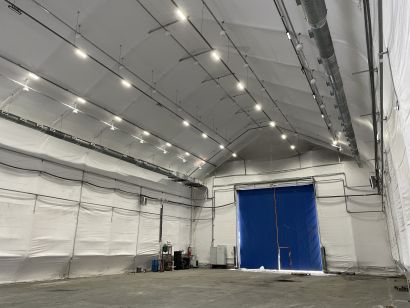 Тентовый ангар (промышленного назначения)