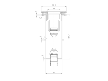 Подводный светильник LP GB 40 12-24V AISI 304