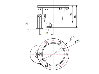 Подводный светильник LP G150 S 12V AISI 304