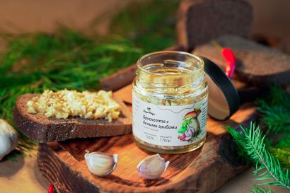 Брускетта с боровыми белыми грибами 170гр