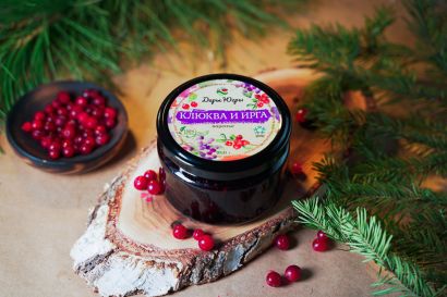 Варенье ассорти из лесной - дикорастущей ирги и клюквы 250 гр