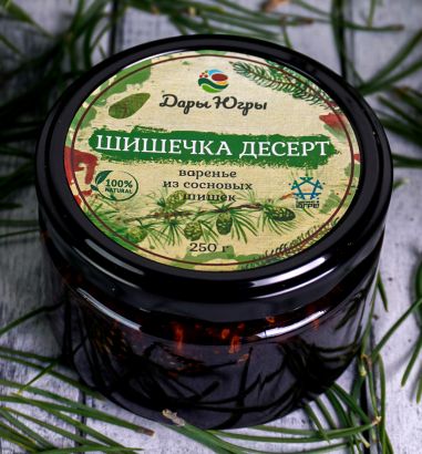 Варенье из молодых сосновых шишек 250 гр 