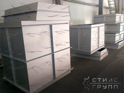Промышленные стальные газоходы для котлов и дымовых труб