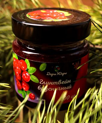 Глинтвейн брусничный из дикорастущей лесной брусники 200 гр 