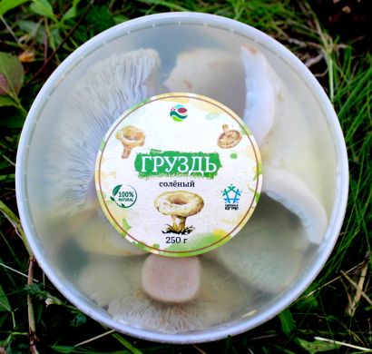 Грузди соленые ПЭТ 250г