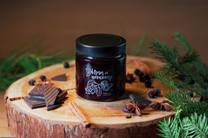  Джем - ирга лесная - дикорастущая и шоколад 200 гр