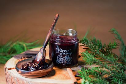  Джем - ирга лесная - дикорастущая и шоколад 200 гр