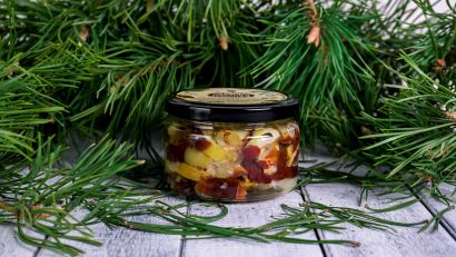 Закуска грибная из белых грибов боровиков 200гр 