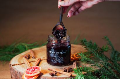 Ирга и глинтвейн из дикорастущей лесной ирги 200 гр 