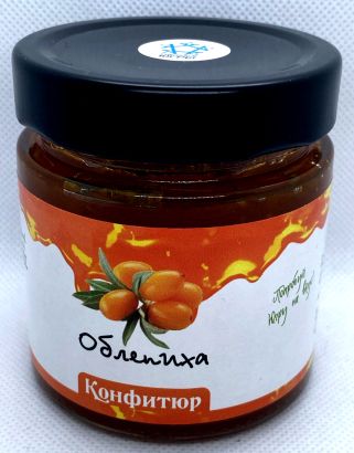 Облепиховый конфитюр из дикорастущей лесной облепихи 200 гр