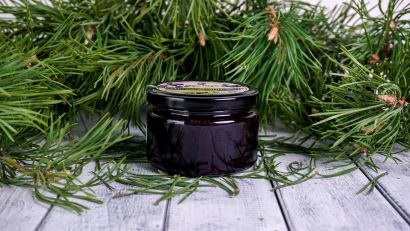 Конфитюр из лесной - дикорастущей черной смородины 240 гр