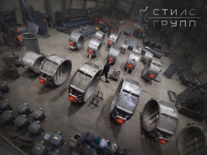 Клапаны МВН и ПК для пылегазовоздухопроводов