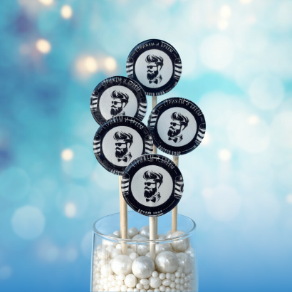 Леденцы на палочке с логотипом