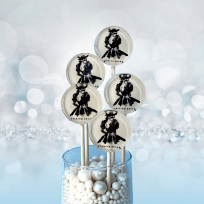 Леденцы на палочке с логотипом