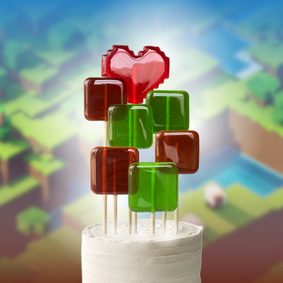 Леденцы на палочке фигурные