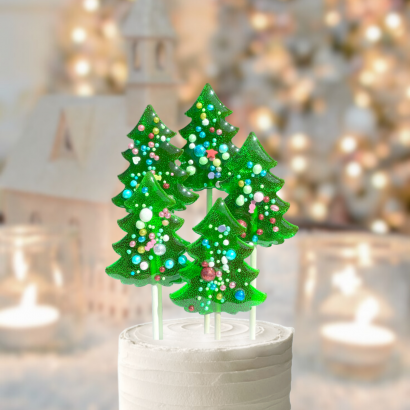 Леденцы на палочке с декором