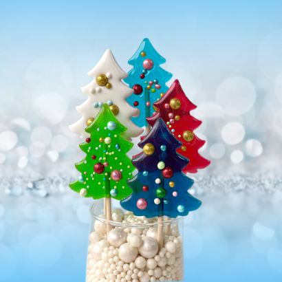 Леденцы на палочке с декором