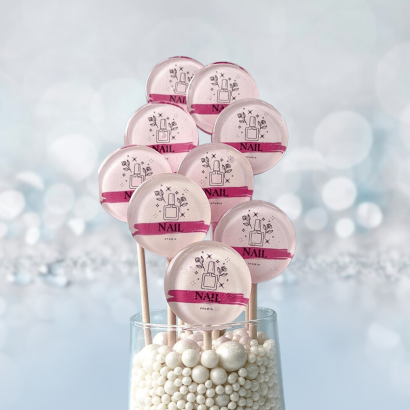 Леденцы на палочке с логотипом