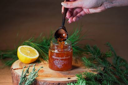 Морошка лесная - дикорастущая в сахаре 100 гр