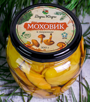 Маринованные моховики 300 г