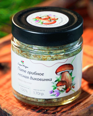 Пате грибное "Лесная диковинка" 170гр 