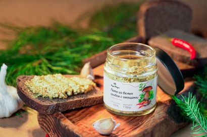 Пате из боровых белых грибов с овощами 170гр 