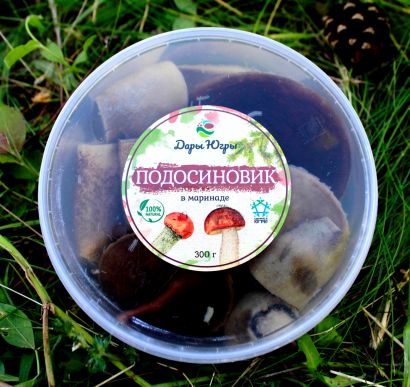  Маринованные подосиновики ПЭТ 300 г