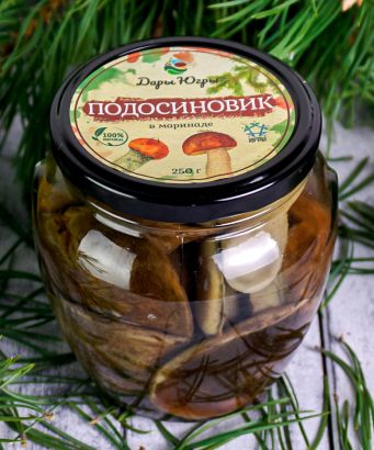 Маринованные подосиновики 250 г