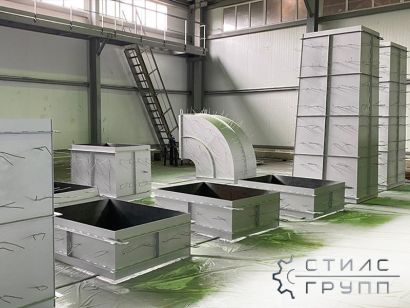Промышленные стальные газоходы для котлов и дымовых труб
