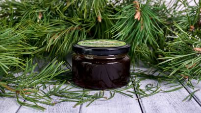 Сосновый сироп из молодых сосновых шишек 250 гр 