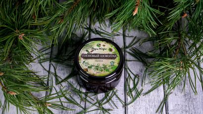 Сосновый шоколад из молодых сосновых шишек и какао 250 гр