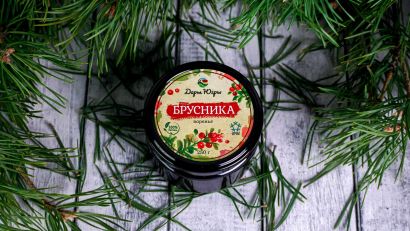 Варенье из лесной - дикорастущей брусники 250 гр