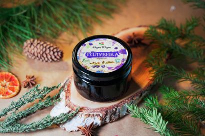 Варенье из лесной - дикорастущей голубики 250 гр 