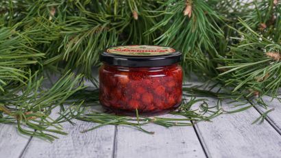 Земляника лесная - дикорастущая в сахаре 250 гр