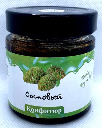 Сосновый конфитюр из молодых сосновых шишек 200 гр 
