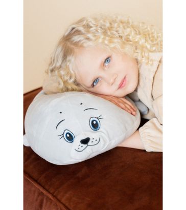 Мягкая игрушка нерпа Пышка, 45 см, Mi036