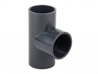 Тройник ПВХ 90° Aquaviva для труб под клеевое соединение