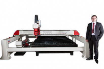 5 координатный станок ЧПУ плазменной резки металла Extra-4 (2100х6400х300)